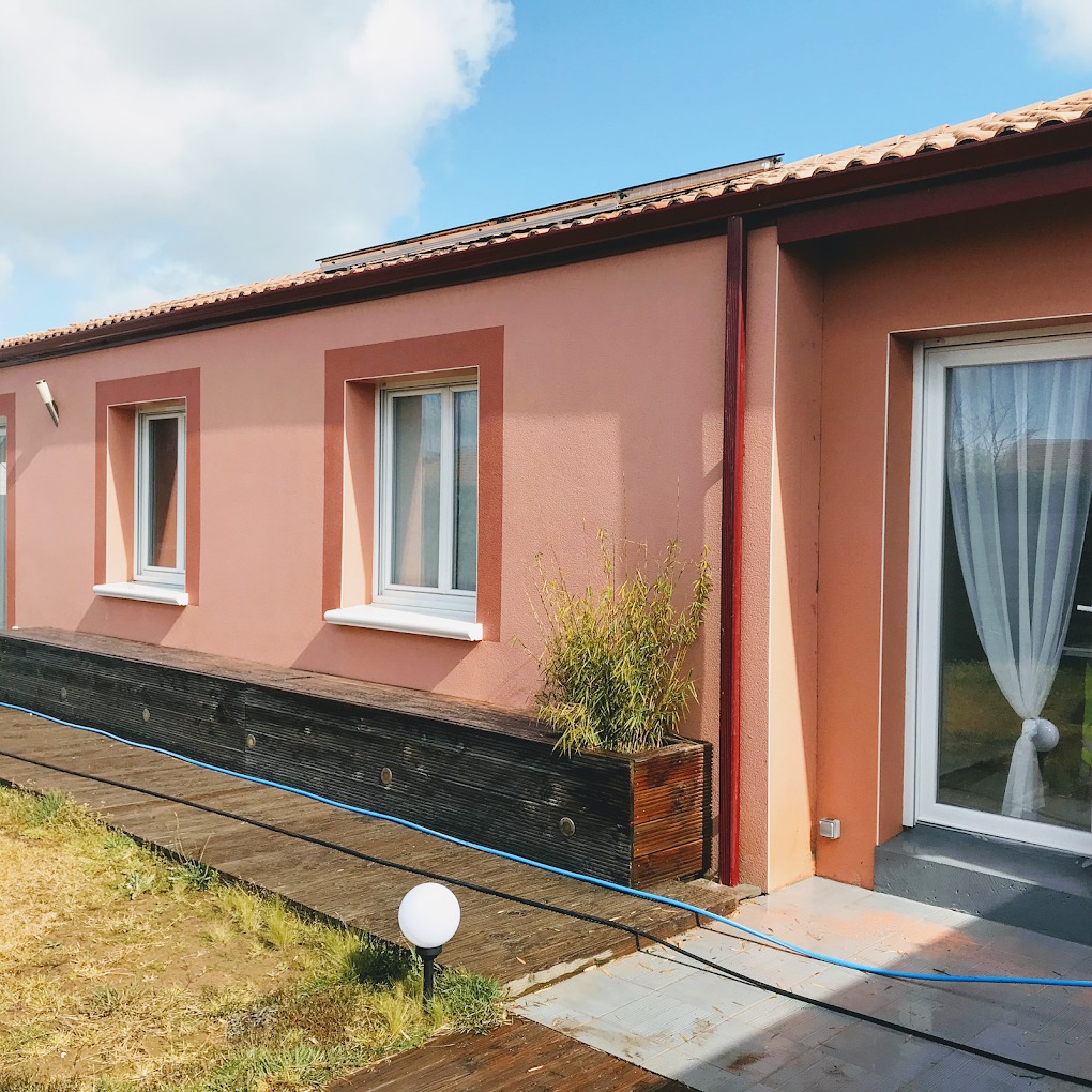 Façade rénovée avec peinture extérieure